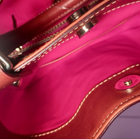 Dooney & Bourke Gretta Brenna Large Top Handle Red Valentine's Inside Bag NWT - Picture 7 of 11